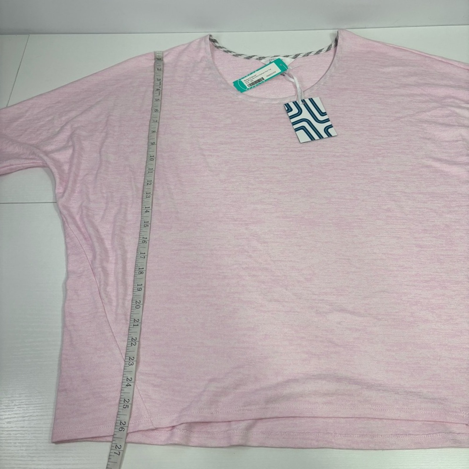 Nwt Market & Spruce Light Pink Light Weight Tunic Top Size Xxl Xx0969 — image 6 of 8